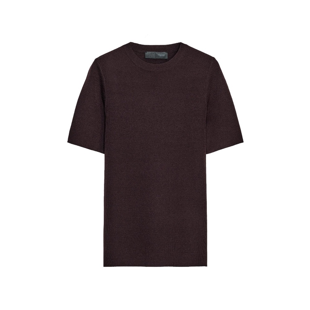 Zara Short Sleeve Crewneck Tee - Plum